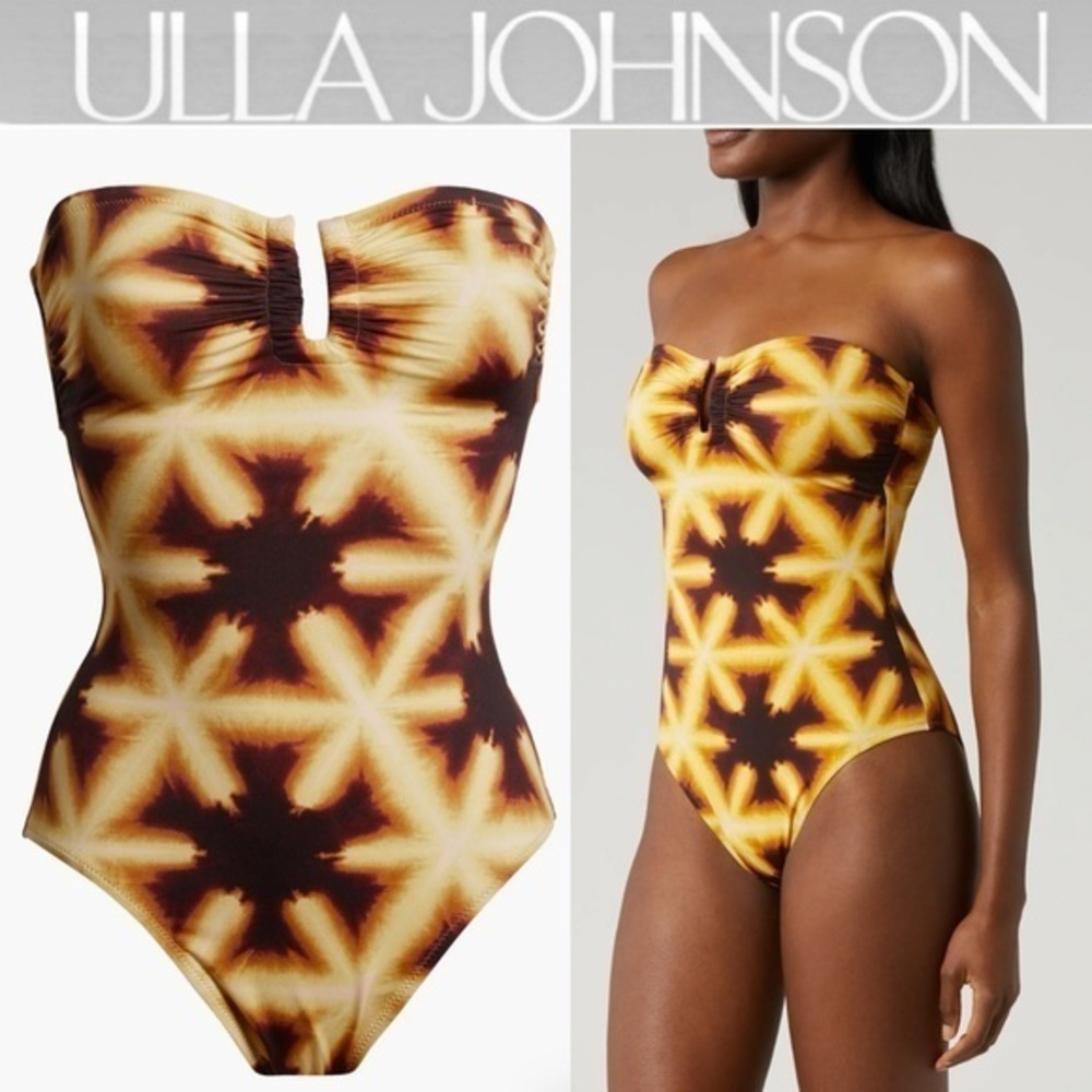 Ulla Johnson Monterey Strapless One-Piece Swimsuit NWT 350